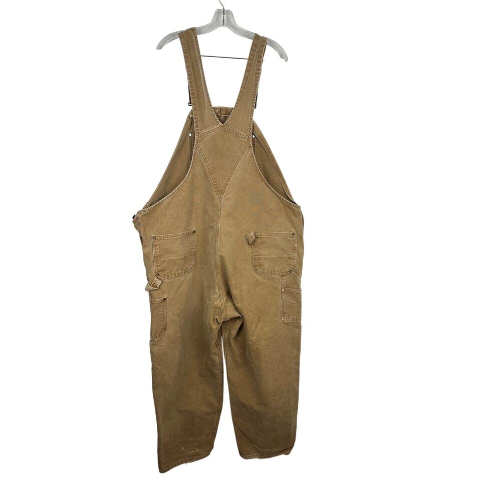 Carharttt Vintage R06 211 Men's double-knee bib overalls duck canvas 50 x 32 - Picture 3 of 11